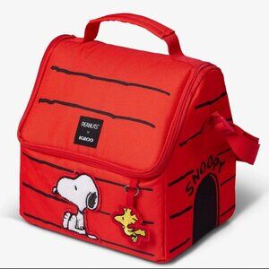 Snoopy House Lunch Bag Pail Insulated Cooler Peanuts x Igloo 16 Can NWT